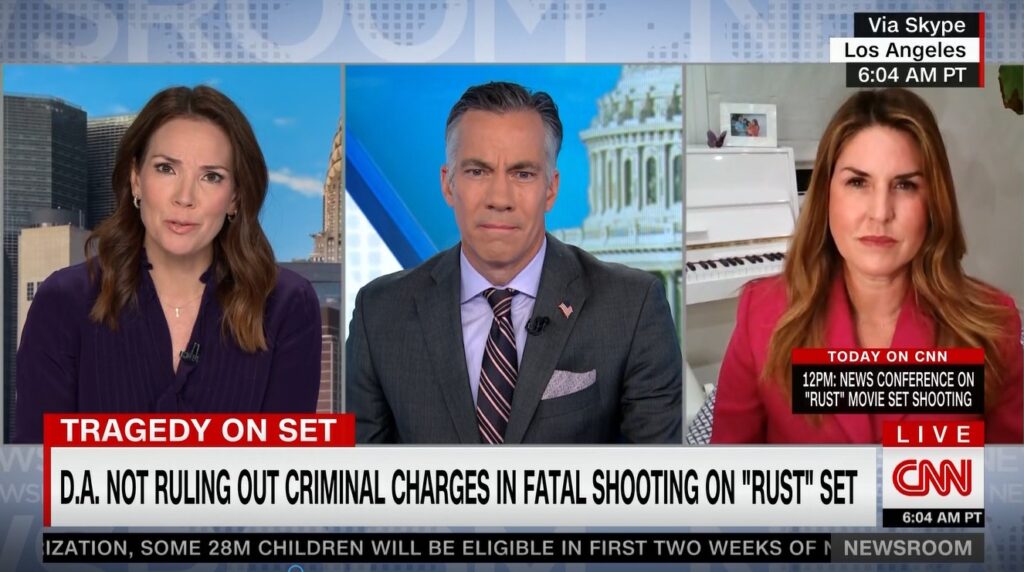 CNN Newsroom - Rachel Fiset discusses potential criminal charges for the fatal shooting on the set of 