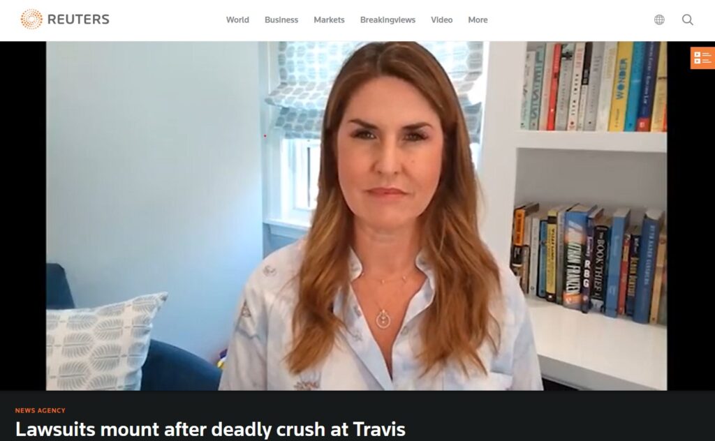 Reuters - Rachel Fiset discusses mounting lawsuits after deadly crush at Travis Scott concert