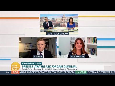 Good Morning Britain - Rachel Fiset on Prince Andrew's request for sexual assault case dismissal