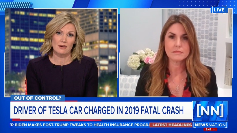 NewsNation - Rachel Fiset weighs in on Felony Charges in fatal Tesla autopilot crash