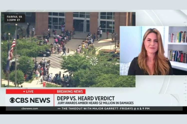 CBS - Rachel Fiset on Johnny Depp-Amber Heard Verdict