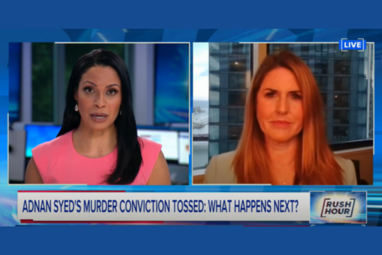 NewsNation - Rachel Fiset on Adnan Syed's Conviction Being Tossed