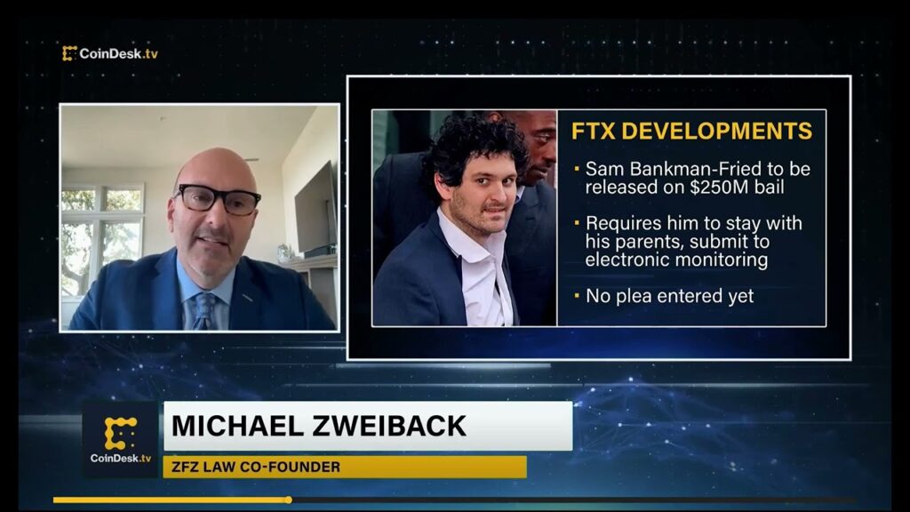 CoinDesk TV | White collar criminal defense expert Michael Zweiback speaks on Sam Bankman-Fried news