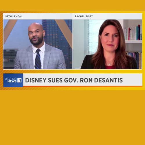 Spectrum News - Rachel Fiset on Disney Suing Gov. Ron Desantis