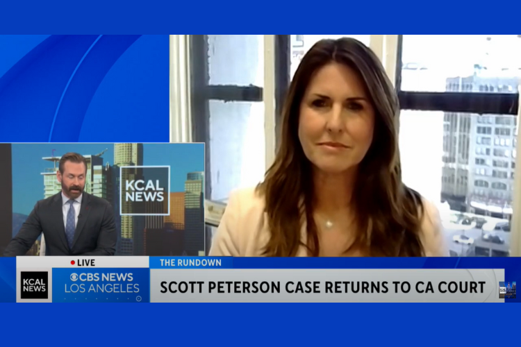 KCAL News - Rachel Fiset on DNA Testing Approved in Scott Peterson Case