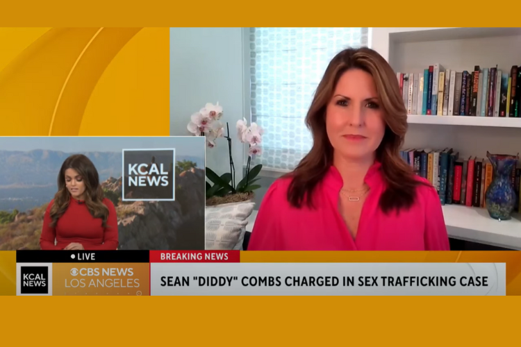 KCAL News, CBS Los Angeles - Rachel Fiset on the Indictment of Sean 