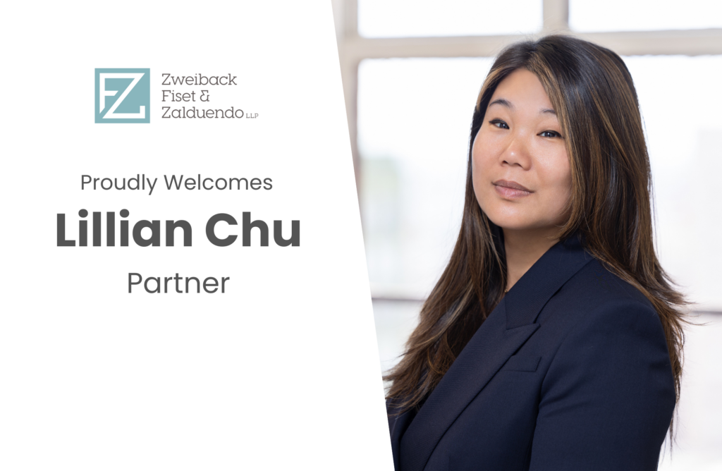 ZFZ Proudly Announces New Partner Lillian Chu