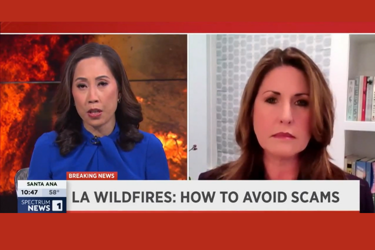 Spectrum News 1 - Rachel Fiset on How to Avoid Scams in LA Wildfire Recovery