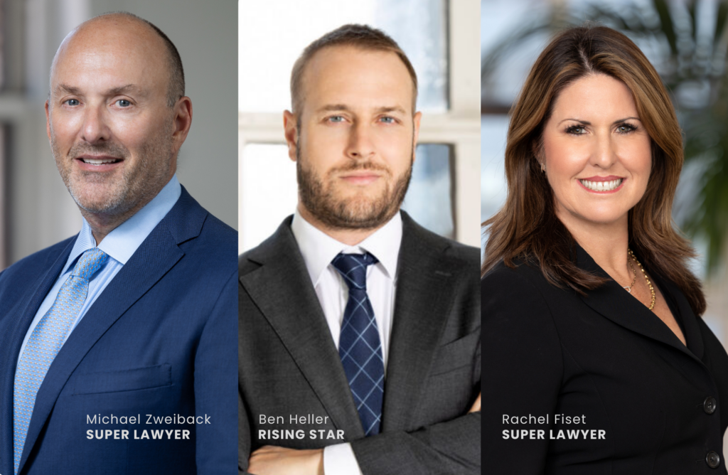 ZFZ Lawyers Recognized by Super Lawyers 2025 California